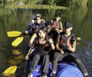 Cadets successfully made the raft